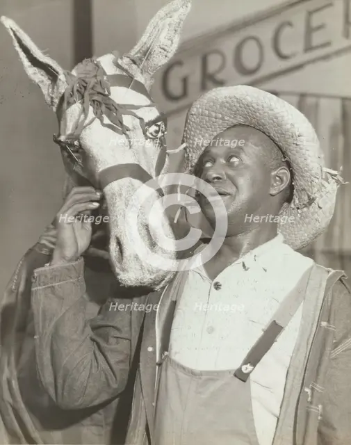 Doe Doe Green (Hiram) and "Aggie", 1937. Creator: Unknown.