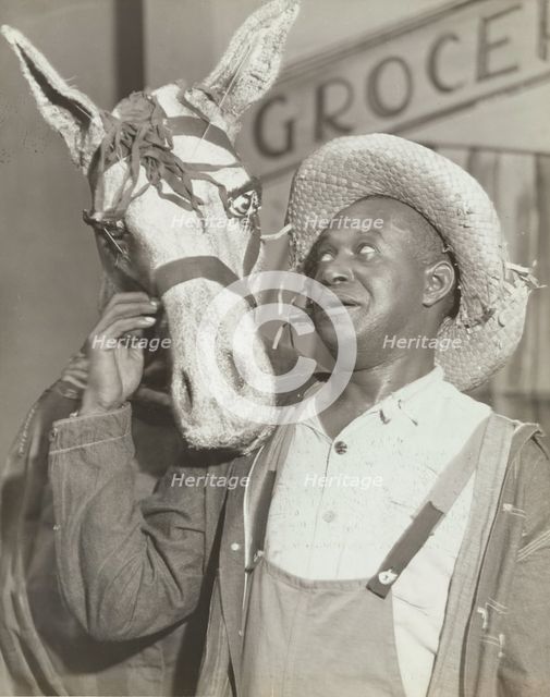 Doe Doe Green (Hiram) and "Aggie", 1937. Creator: Unknown.