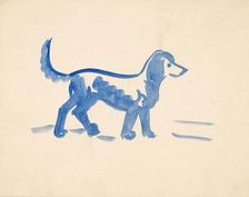 Dog, 1935-1940. Creator: Arnold Peter Weisz-Kubincan