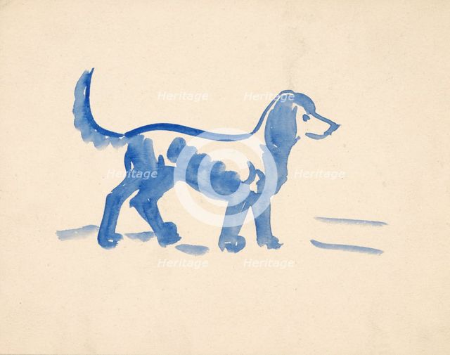 Dog, 1935-1940. Creator: Arnold Peter Weisz-Kubincan.