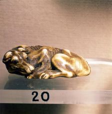 Dog, One of Twelve Animals in the Japanese Zodiac, Netsuke, c19th century