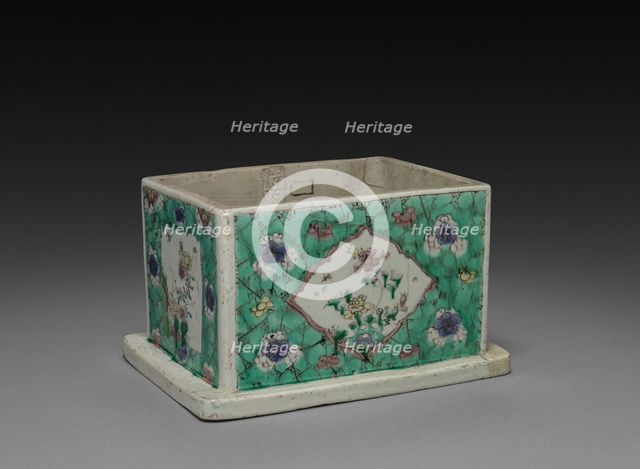 Dog or Qilin (base), 1662-1722. Creator: Unknown.