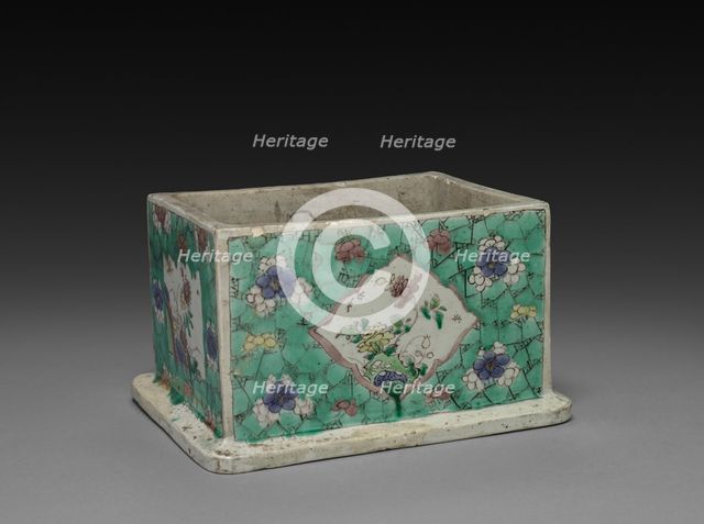 Dog or Qilin (base), 1662-1722. Creator: Unknown.