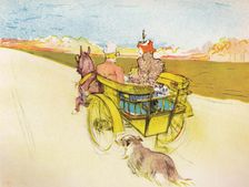 Dog Cart c.1897, (1946). Artist: Henri de Toulouse-Lautrec