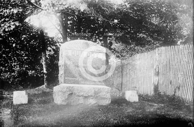 Dog cemetery - Hartsdale, between c1910 and c1915. Creator: Bain News Service.