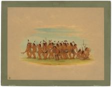Dog Dance - Sioux, 1861. Creator: George Catlin