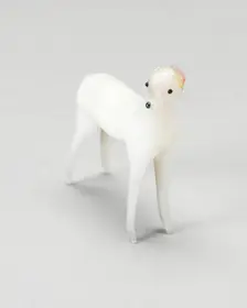 Dog, France, 18th century. Creator: Verres de Nevers