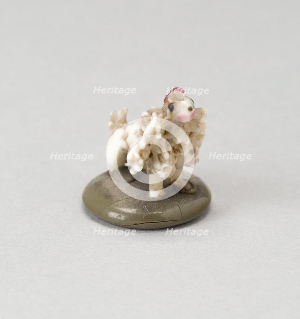 Dog, France, 18th century. Creator: Verres de Nevers.