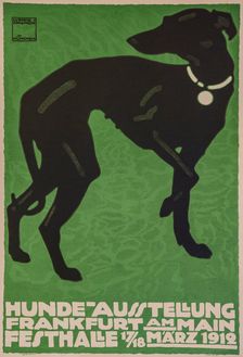 Dog Show, 1912. Creator: Hohlwein, Ludwig (1874-1949)