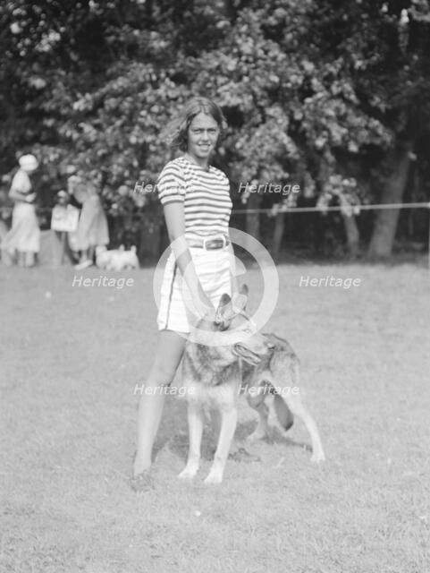 Dog show, East Hampton, Long Island, between 1933 and 1942. Creator: Arnold Genthe.
