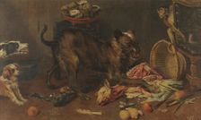 Dog with its prey, between 1600 and 1657. Creator: Frans Snyders
