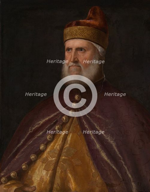 Doge Andrea Gritti, 1530/1540. Creator: Workshop of Titian.