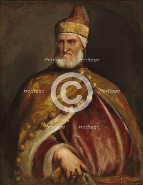 Doge Andrea Gritti, c. 1546/1550. Creator: Titian.