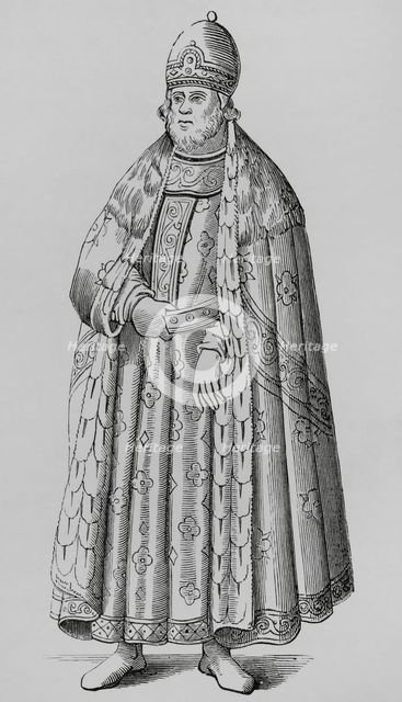 Doge of Venice in ceremonial costume, 16th century, (1878).  Creator: Unknown.