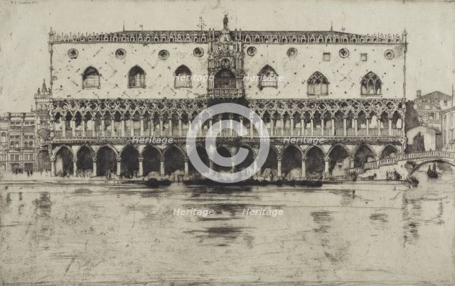 Doge's Palace, Venice, 1902. Creator: David Young Cameron.