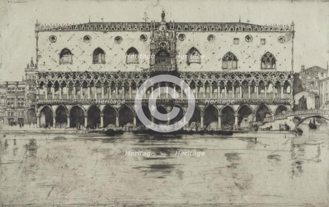Doge's Palace, Venice, 1902. Creator: David Young Cameron.