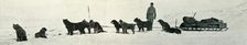 Dogs with Stores About to Leave Hut Point c1911, (1913). Artist: Herbert Ponting