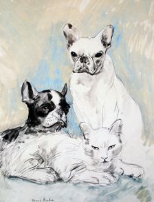 Dogs and Cats c1920. Creator: Francis Picabia