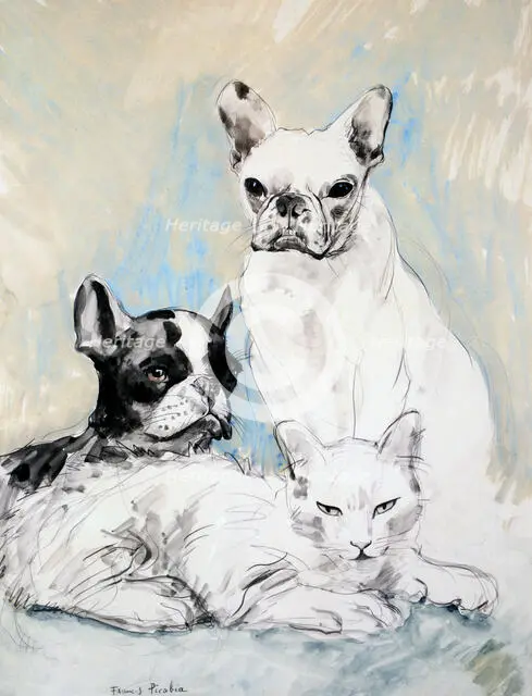 'Dogs and Cats', c1920. Creator: Francis Picabia.