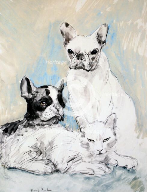 'Dogs and Cats', c1920. Creator: Francis Picabia.