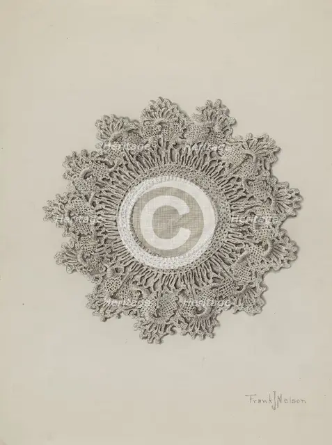 Doily, 1935/1942. Creator: Frank Nelson.