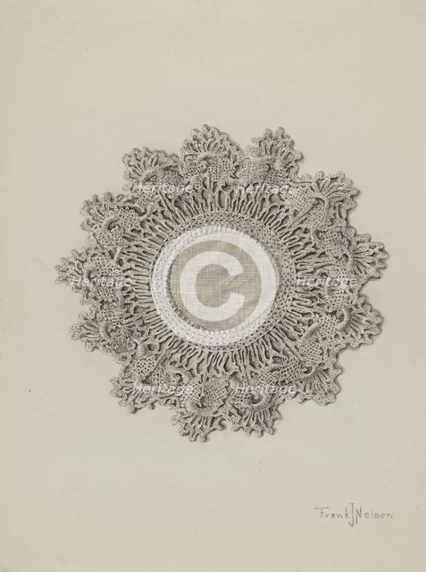 Doily, 1935/1942. Creator: Frank Nelson.