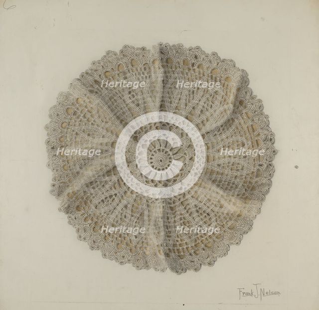 Doily, c. 1939. Creator: Frank Nelson.