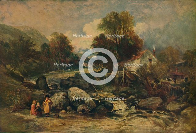 'Dol-y-Garrog Mill near Llanrwst, Caernarvonshire', c1844. Artist: William James Muller.