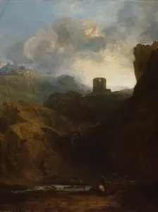 Dolbadern Castle, North Wales, 1800. Creator: JMW Turner
