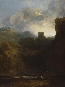 Dolbadern Castle, North Wales, 1800. Creator: JMW Turner