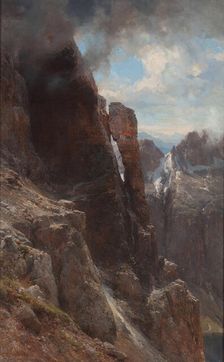 Dolomites landscape, Between 1874 and 1880. Creator: Compton, Edward Theodore (1849-1921)