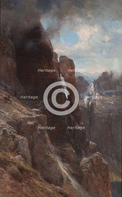 Dolomites landscape, Between 1874 and 1880. Creator: Compton, Edward Theodore (1849-1921).