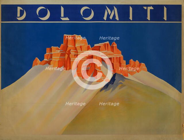 Dolomiti, 1910s-1920s. Creator: Anonymous.