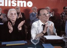 Dolores Ibarruri Gomez The Passiflora (1895-1989) and Santiago Carrillo Solares (1915 -), Spani…