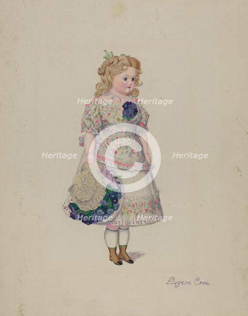 Doll, 1935/1942. Creator: Eugene Croe.