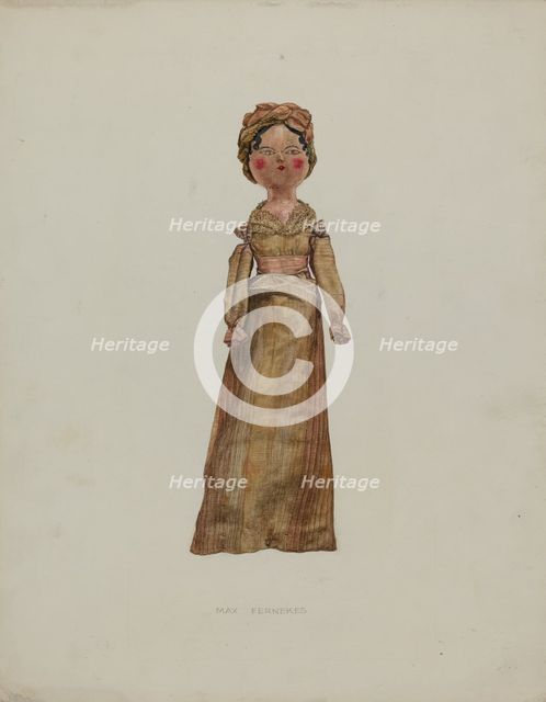 Doll, 1935/1942. Creator: Max Fernekes.