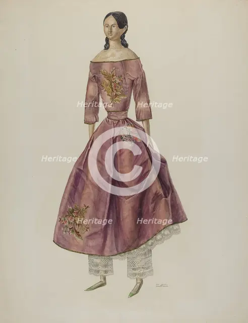 Doll, 1935/1942. Creator: Stanley Mazur.