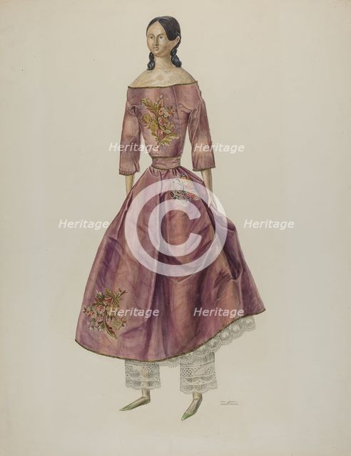 Doll, 1935/1942. Creator: Stanley Mazur.
