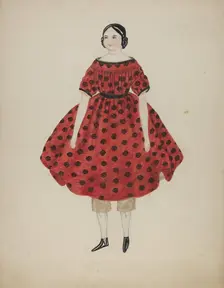 Doll with China Head, 1935/1942. Creator: Mary Fitzgerald