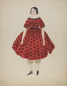 Doll with China Head, 1935/1942. Creator: Mary Fitzgerald