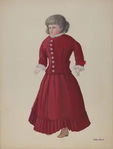 Doll with Grey Wig - "Matilda", c. 1938. Creator: Rex F Bush