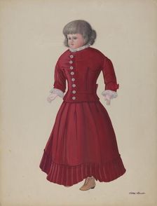 Doll with Grey Wig - "Matilda", c. 1938. Creator: Rex F Bush