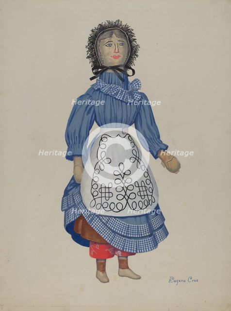 Doll - "Aggie", c. 1937. Creator: Eugene Croe.