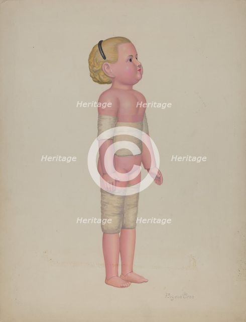 Doll - "Adeline", c. 1938. Creator: Eugene Croe.