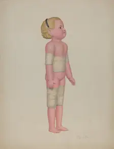 Doll - "Adeline", c. 1938. Creator: Eugene Croe