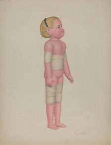 Doll - "Adeline", c. 1938. Creator: Eugene Croe