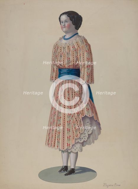 Doll - "Amelia", c. 1937. Creator: Eugene Croe.