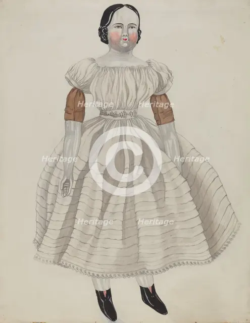 Doll - "Ann Blairs", c. 1936. Creator: Mary E Humes.