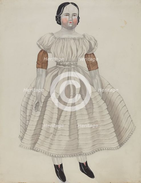 Doll - "Ann Blairs", c. 1936. Creator: Mary E Humes.