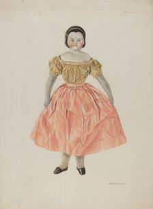 Doll - "Annie Sampson", c. 1940. Creator: Edith Towner